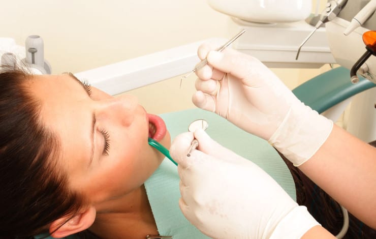 dental checkup at dentist